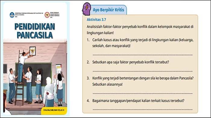 Kunci Jawaban PKN Kelas 11 Halaman 88 Kurikulum Merdeka, Aktivitas 3.7: Konflik Dalam Masyarakat
