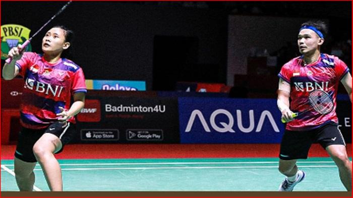 Indonesia Open 2023 : Langkah Rinov/ Pitha Kalah, Ganda Campuran Indonesia Tanpa Sisa di Semifinal