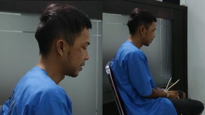 Tangis Indra Septiarman Minta Maaf ke Keluarga NKS Gadis Penjual Gorengan Dibunuhnya: Saya Menyesal