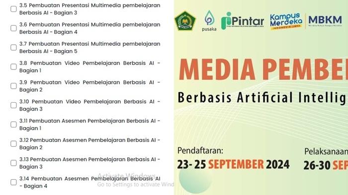 Jawaban Modul 3.8 Pembuatan Video Pembelajaran Berbasis AI Bagian 1-2, Pelatihan Pintar Kemenag