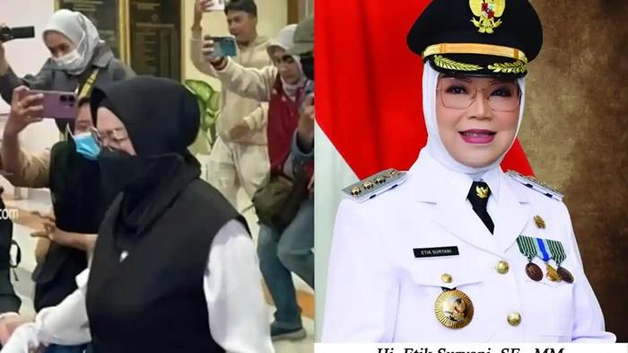 Jejak Karier Bupati Sukoharjo Etik Suryani yang Terancam Kandas Usai Terjaring OTT KPK Kamis Malam - Tribunsumsel.com