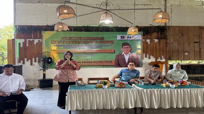 Kanwil Kemenkumham Sumsel Gandeng DPR RI Edukasi Kekayaan Intelektual di Musi Rawas - Tribunsumsel.com