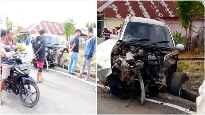 Minibus Ditabrak Kereta Api di Prabumulih, Ini Kondisi Empat Warga Palembang Satu Keluarga