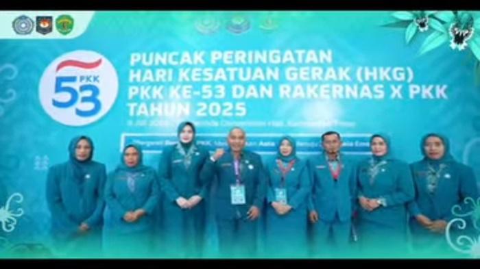 Ketua TP PKK Musi Rawas dan Pengurus Hadiri HKG 53 dan Rakernas X PKK di Samarinda