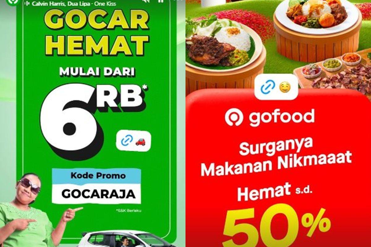 17 Kode Promo Gojek Spesial Hari Ini 30 September 2024 Diskon GoCar Rp6 Ribu, GoFood 50 Persen