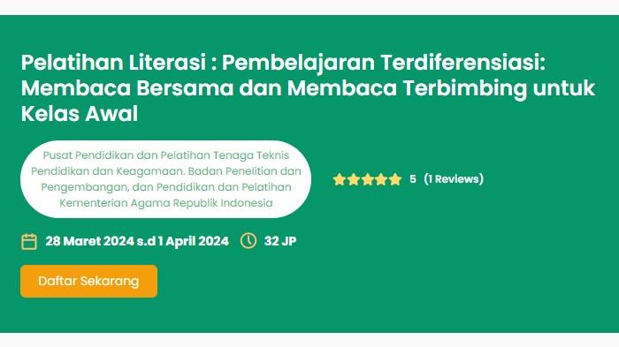 Kunci Jawaban Modul 3.5 Kegiatan Membaca Terbimbing untuk Fase A - Siswa dalam Kelompok Membaca Kata