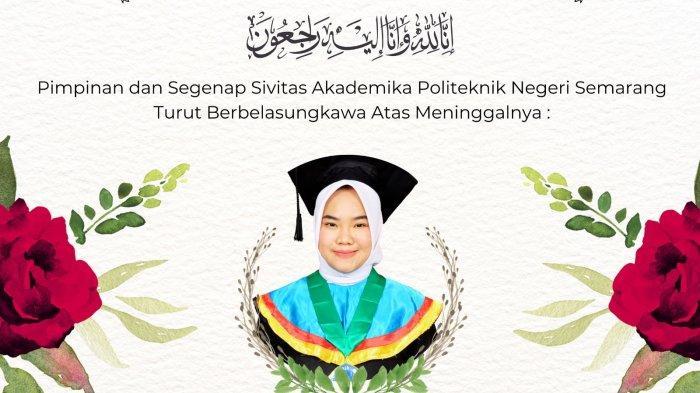 Sehari Lagi Wisuda, Pilunya Lintang Mahasiswi Polines Tewas Kecelakaan di Ngaliyan Semarang