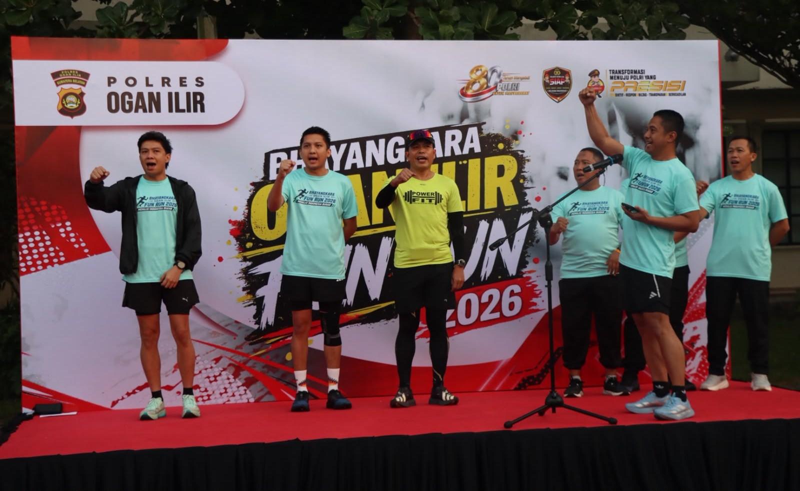 Bhayangkara Ogan Ilir Fun Run 2026 Sukses Digelar, Ribuan Peserta Antusias Menuju Indonesia Bugar - Tribunsumsel.com