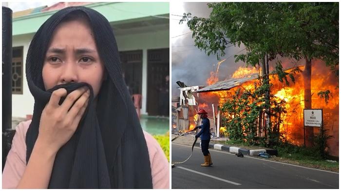 Tidur Saat Api Besar, Wulan Pegawai Kios Nyaris Jadi Korban Kebakaran di Talang Kerangga Palembang