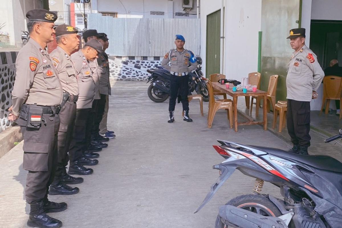 Pastikan Keamanan, Polisi di Muara Enim Berjaga 24 Jam di Kantor KPU, Bawaslu dan Gudang Logistik