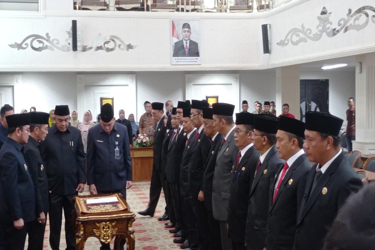 5 Hal Ini Jadi Pesan Wali Kota Ratu Dewa Untuk 12 Pejabat Baru Pemkot Palembang yang Resmi Dilantik