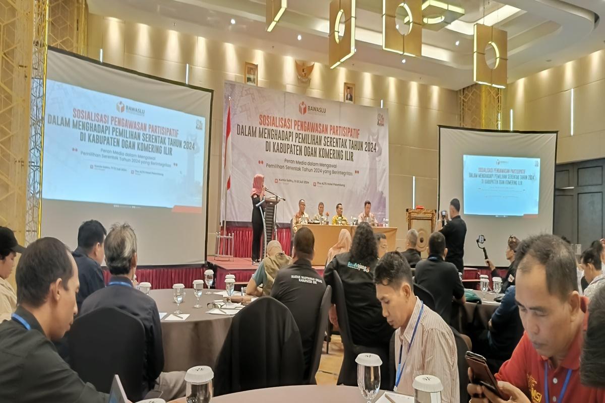 Pengawasan Partisipatif Jelang Pilkada, Bawaslu OKI Gelar Sosialisasi ke Peran Insan Pers