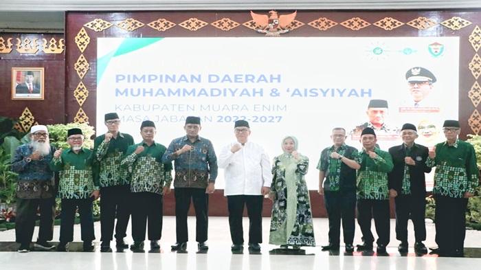 PJ Bupati Muara Enim Hadiri Pengukuhan PD Muhammadiyah dan Aisyiyah