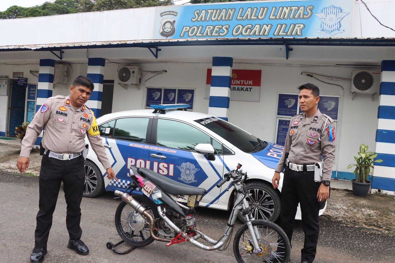 Satlantas Polres Ogan Ilir Tindak Tegas Aksi Balap Liar, Tanggapi Laporan Masyarakat yang Meresahkan