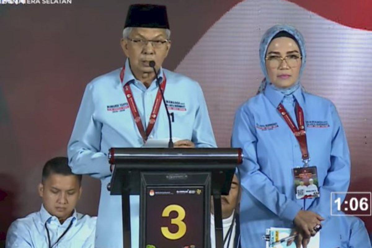 Pesan Matahati Saat Tutup Debat Pilgub Sumsel 2024, Mohon Maaf Jika Ada Kekurangan