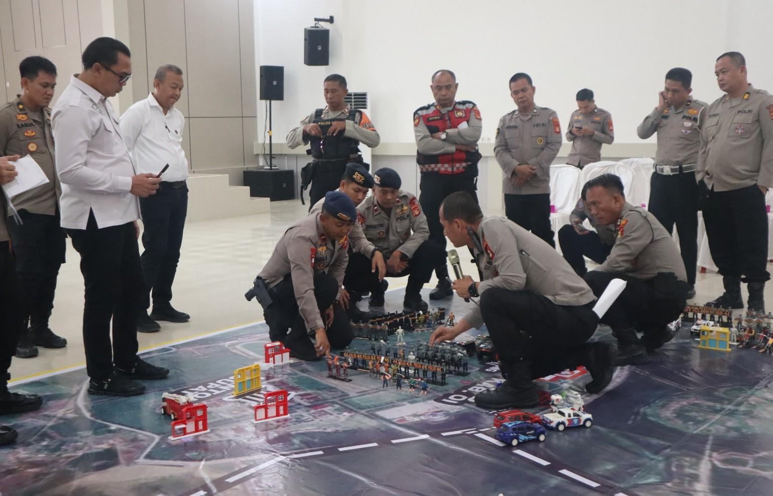 Polres Ogan Ilir Gelar TFG, Wujudkan Pengamanan Aksi Unjuk Rasa yang Aman, Tertib dan Humanis