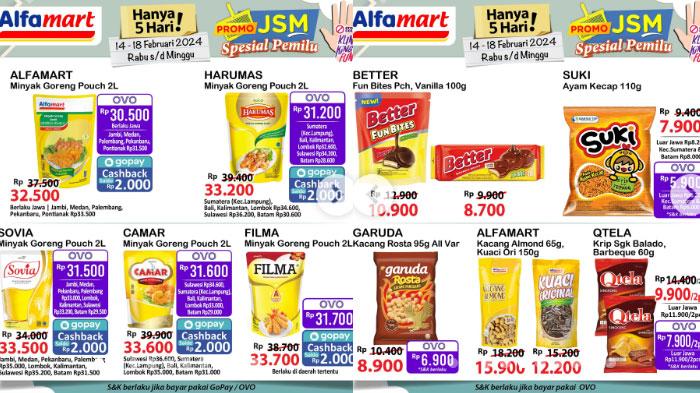 Promo JSM Alfamart 16-18 Februari 2024, Ada Kebutuhan Rumah Tangga Dapur dan Mandi, Banyak Camilan