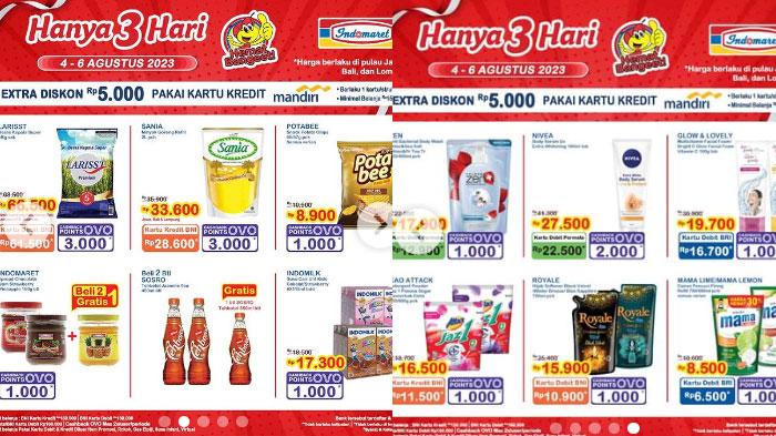 Promo JSM Indomaret 4 Hingga 6 Agustus 2023 Ada Diskon Kebutuhan Rumah Tangga dan Camilan Awal Bulan