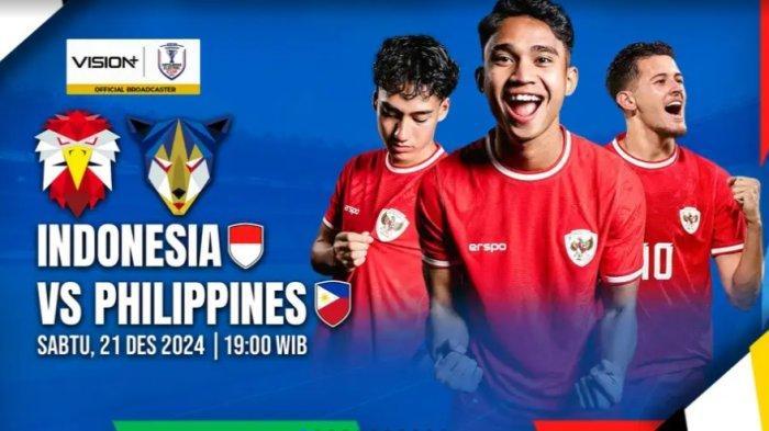 Link Live Streaming Timnas Indonesia Vs Filipina Piala AFF 2024 Malam Ini Pukul 20.00 WIB, RCTI Plus