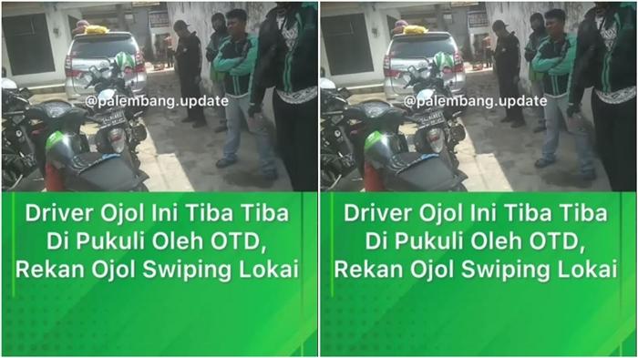 Rekan Ojol Dipukuli di Palembang, Puluhan Driver Sweeping Geruduk Rumah Terduga Pelaku