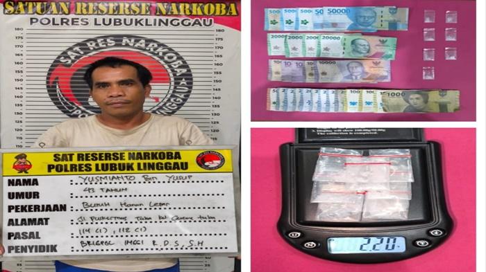 Residivis Narkoba di Lubuklinggau Ditangkap, Sempat Berkilah dan Simpan Sabu di Celana Dalam
