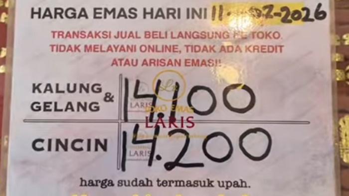 Akhir Pekan Harga Emas Perhiasan di Palembang Hari ini Turun Sabtu 11 Juli 2026, Antam Juga Merosot - Tribunsumsel.com