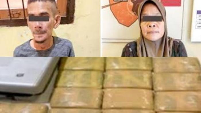 Satres Narkoba Polrestabes Palembang Tangkap Kaki Tangan Bandar Narkoba, BB 17 Kg Ganja