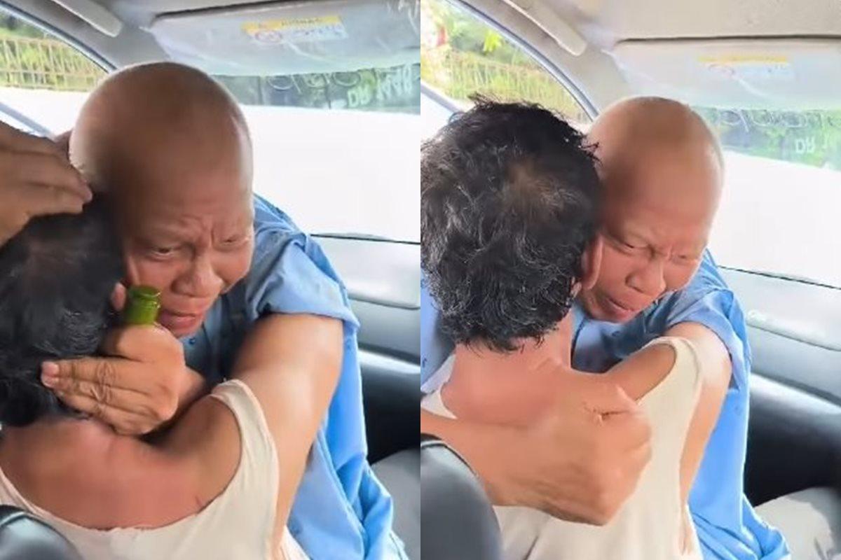 Viral Momen Pilu Sopir Bluebird Nyaris Pingsan di Tol Ditolong Teman, Diduga Kelelahan Ganti Ban