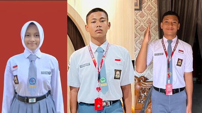 Sosok Gea Ratu, Faiz Rafif dan M Wildan, 3 Pelajar Musi Rawas Lolos Jadi Paskibraka Provinsi Sumsel