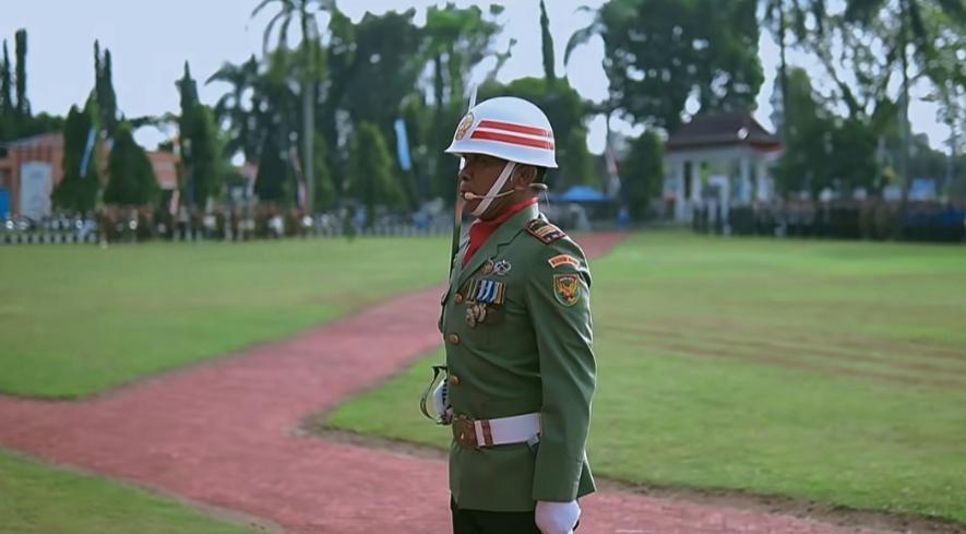 Sosok Kapten Inf Safaruddin, Komandan Upacara HUT ke-80 RI di OKI, Danramil 402-02/Pedamaran