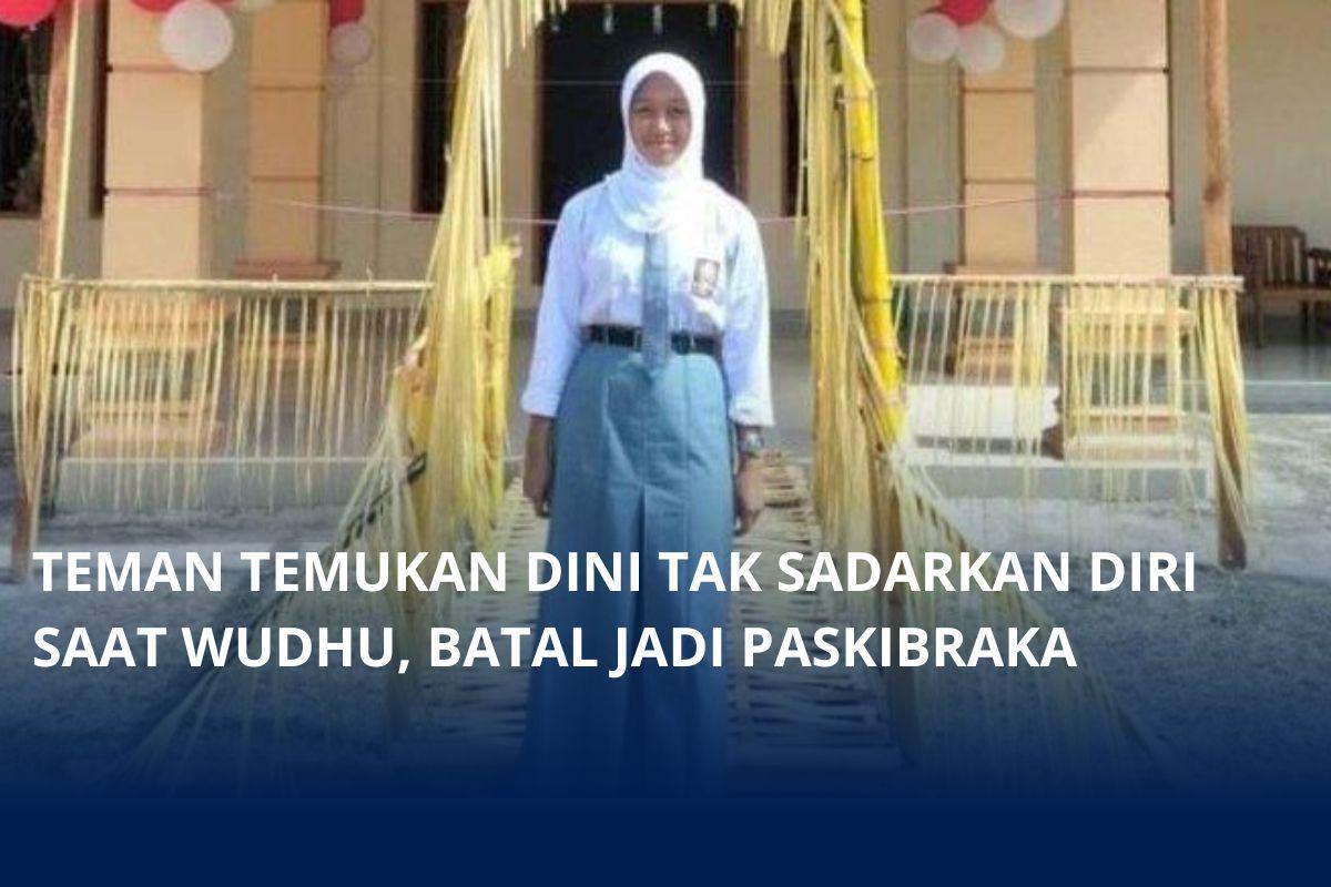 Detik-detik Dini Calon Paskibraka Bolmong Sulut Meninggal Dunia, Pingsan saat Wudu di Karantina
