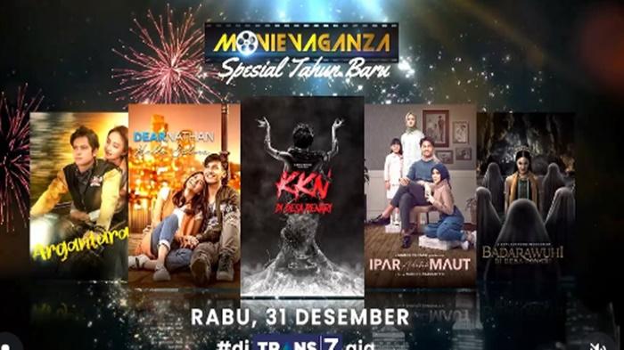Daftar Film Movievaganza Trans7 dan Bioskop Trans TV Spesial Malam Akhir Tahun 31 Desember 2025