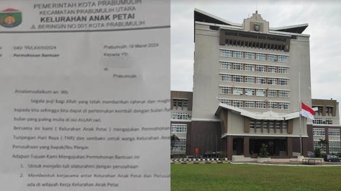 Viral Kelurahan Anak Petai di Prabumulih Sebar Surat Permohonan THR dan Sembako ke Perusahaan