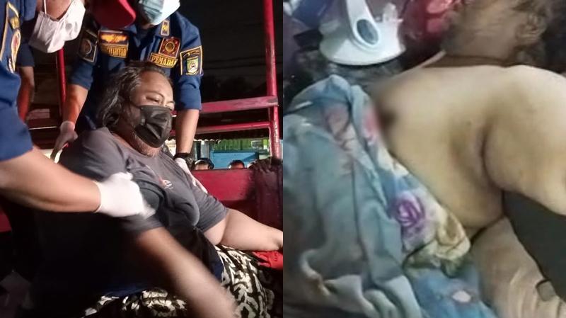 Viral Pria Obesitas Berbobot 200 Kg Dievakuasi Pakai Troli, Warga Gotong Royong Naikan ke Truk