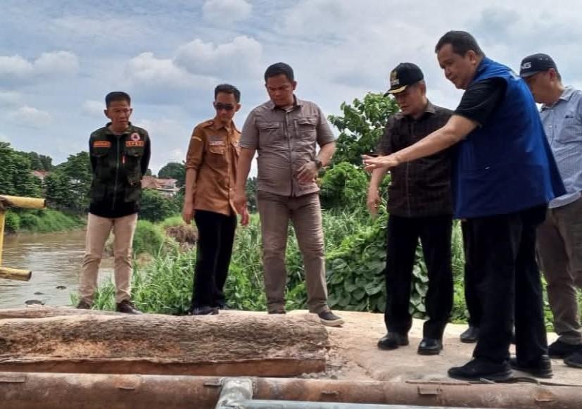 Wakil Bupati Ardani Pastikan Jembatan Rusak di Kandis Ogan Ilir Diperbaiki Cepat dan Permanen