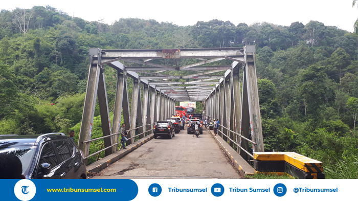 Pembukaan Jembatan Endikat Pagaralam Terhambat, Ada Kabel Terlepas di Bawah Jembatan