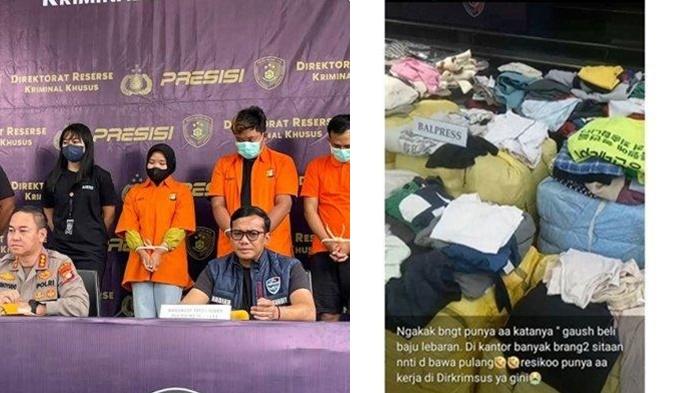 Alasan Tersangka Sebar Video Baju Bekas Impor Sitaan Jadi Hadiah Lebaran, Ternyata Tak Suka Polri
