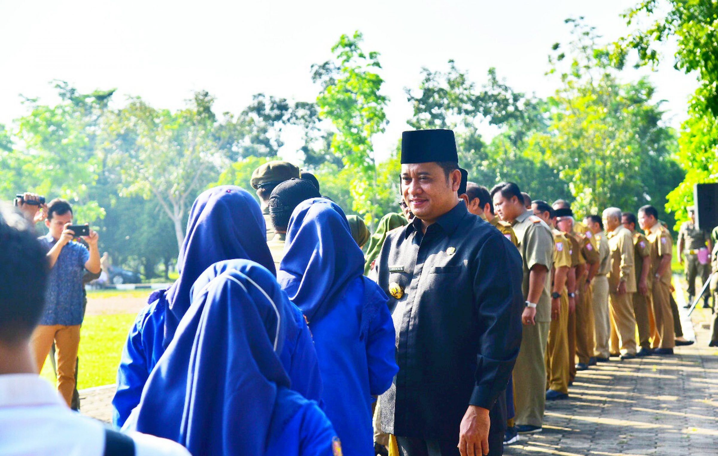 Pimpin Apel Pertama Usai Libur Idul Fitri Askolani: Berikan yang Terbaik untuk Banyuasin