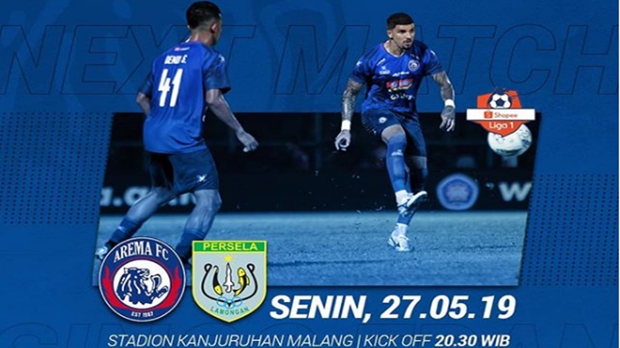 Nonton TV Online Indosiar Video Link Live Streaming Arema FC vs Persela di Shopee Liga 1, Malam ini