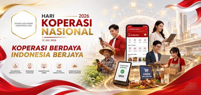 Kumpulan prompt AI Membuat Ilustrasi, Banner, Poster, hingga Spanduk Tema Harkopnas Tahun 2026 - Tribunsumsel.com