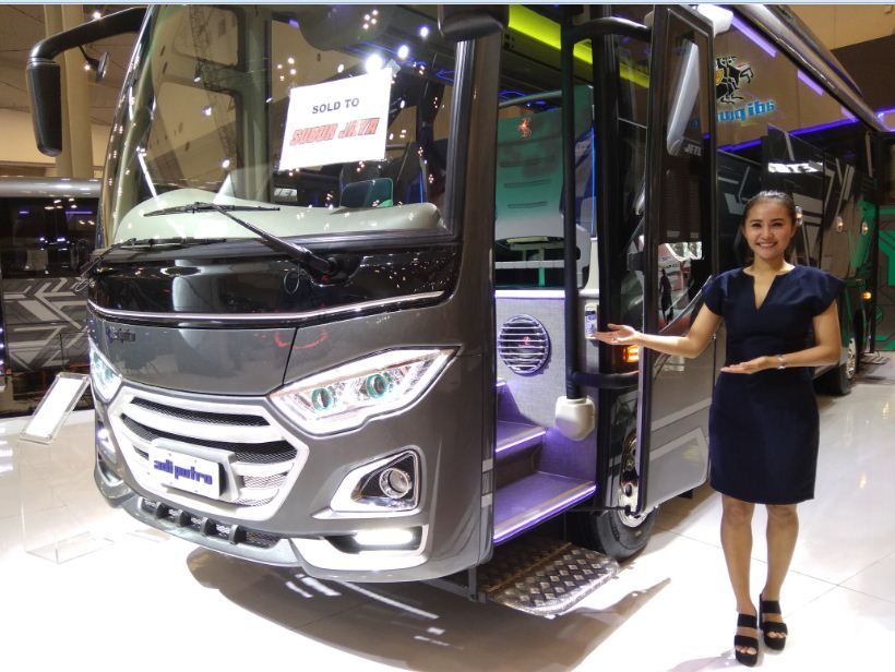 Beda dengan Kebanyakan, Bus di GIIAS 2018 Ini Punya Desain Kursi ala Mobil Balap