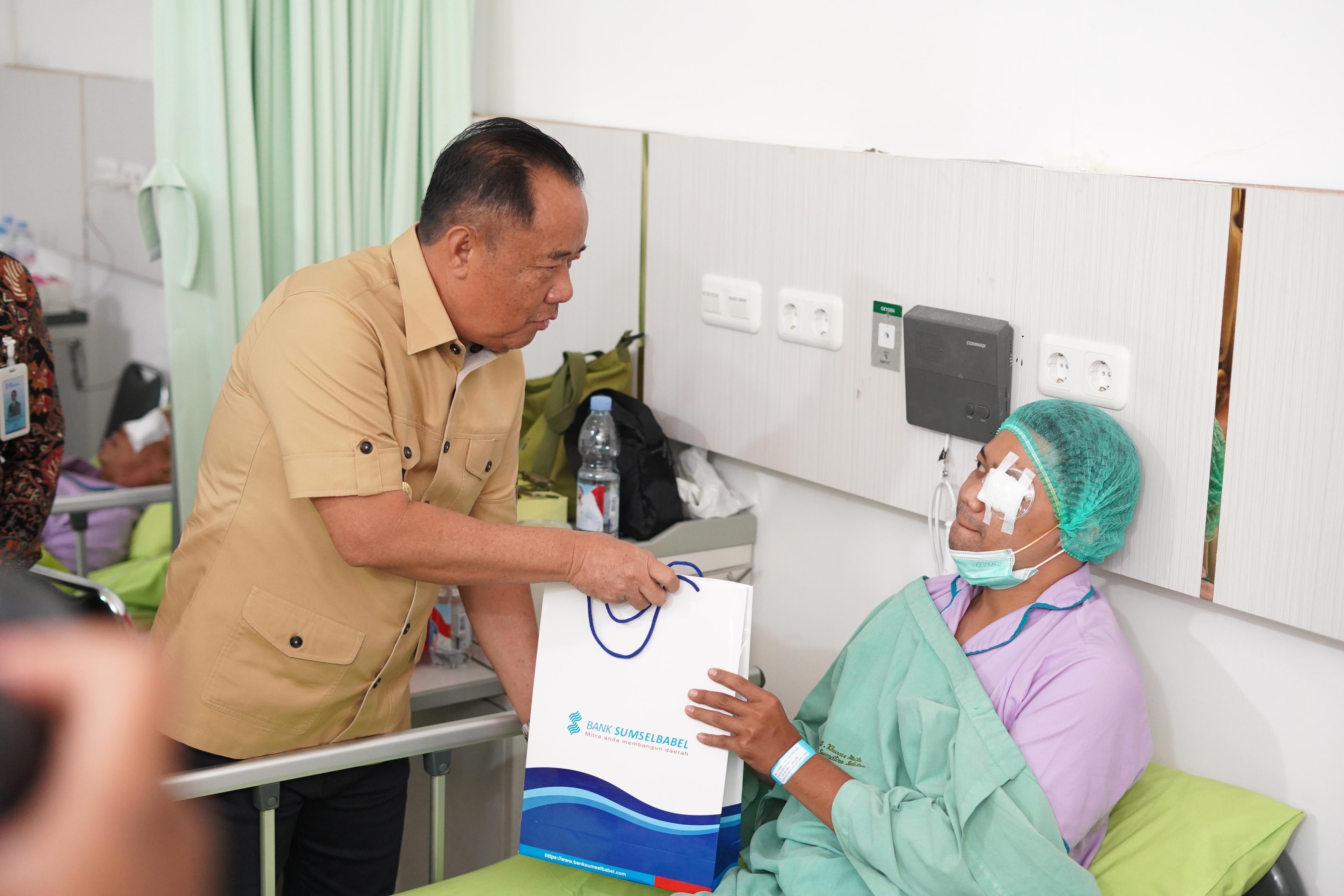 Operasi Mata Gratis Sinergitas BSB-Pemprov Sumsel, Cik Ujang : Wujud Kepedulian kepada Masyarakat