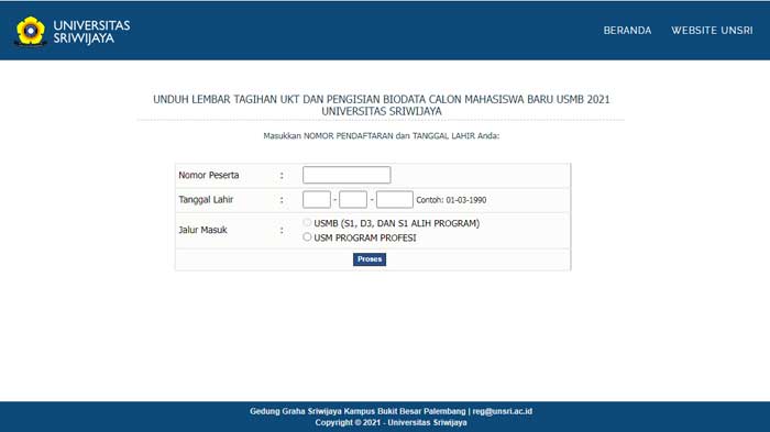 Daya Tampung UNSRI dan Peminat Calon Mahasiswa 2021/2020, Sebagai Pertimbangan SNMPTN 2022
