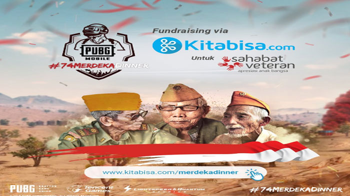 Cara Daftar Turnamen PUBG Mobile #74 Merdeka Dinner, Door Prize 3 Unit Smartphone, Ini Caranya