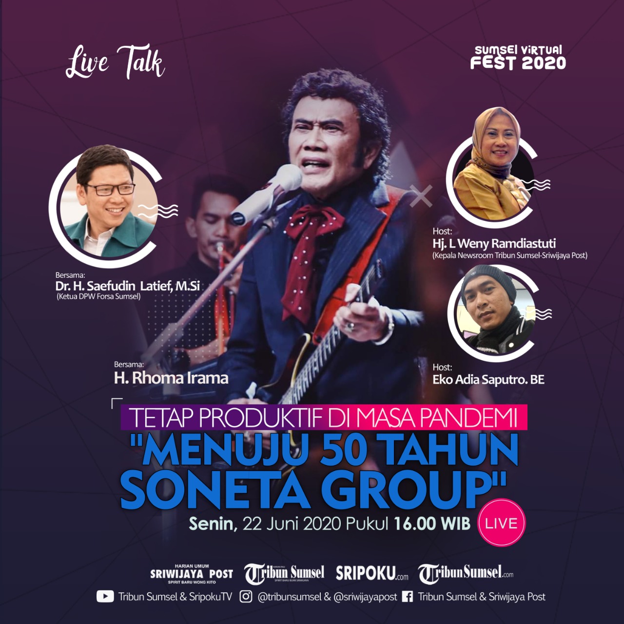 Ini yang Menginspirasi Rhoma Membuat Lagu Berjudul Virus Corona