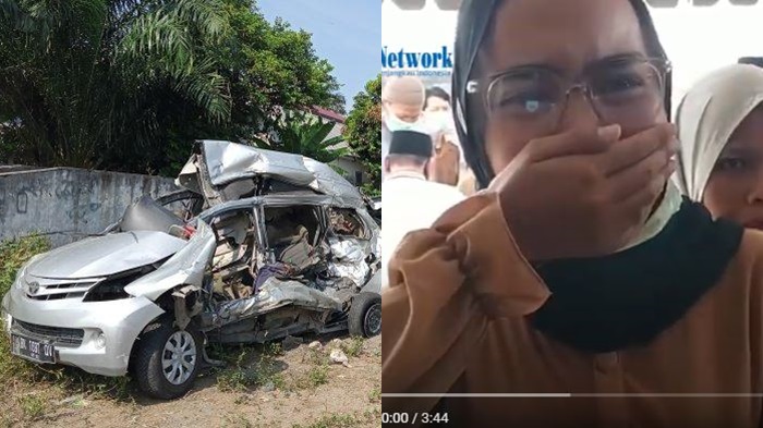 Tangis Histeris Ila Tiba di Rumah Pacar yang Tewas Kecelakaan Avanza Vs Bus : Aku gak Bisa Gini