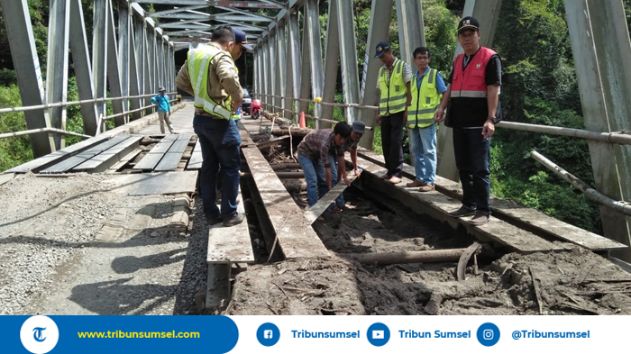 Jembatan Endikat Pagaralam Resmi Ditutup, Akses Lahat-Pagaralam Dialihkan