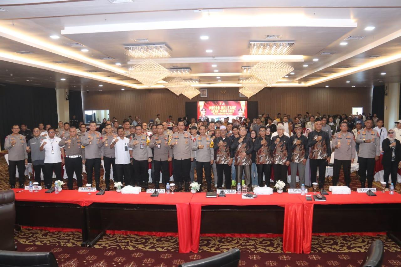 Refleksi Akhir Tahun 2025, Polda Sumsel Catat Penurunan Kriminalitas dan Fatalitas Laka Lantas