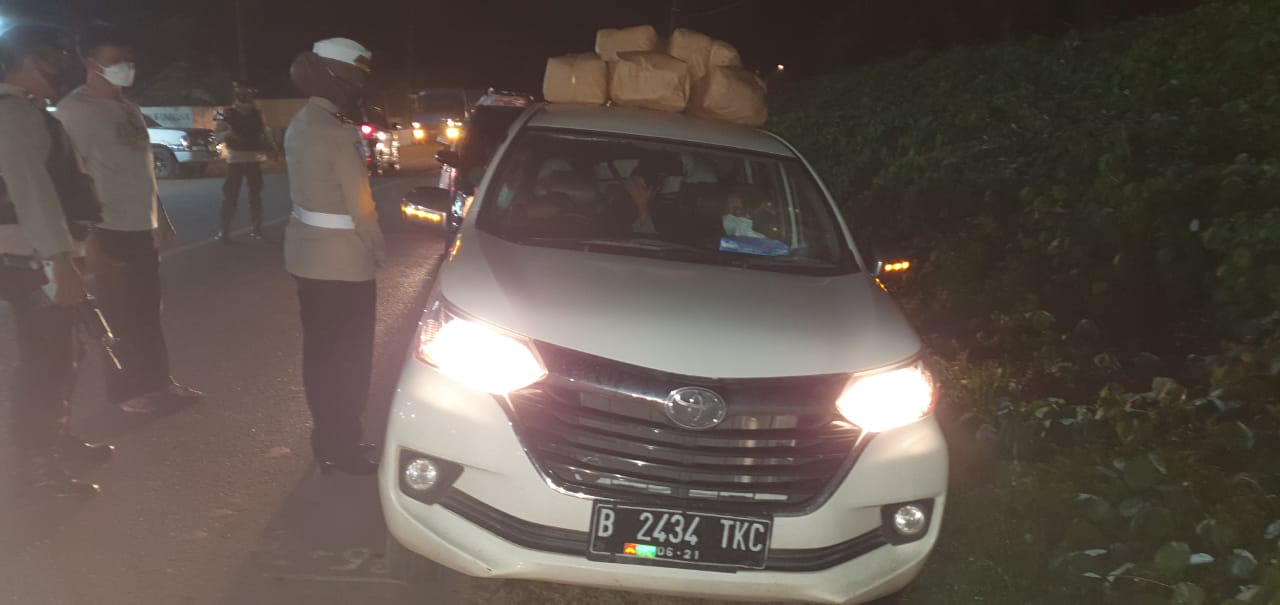 Pemudik Tak Berhasil Masuk ke Muba Dini Hari Tadi, Satlantas Siapkan 4 Titik Penyekatan