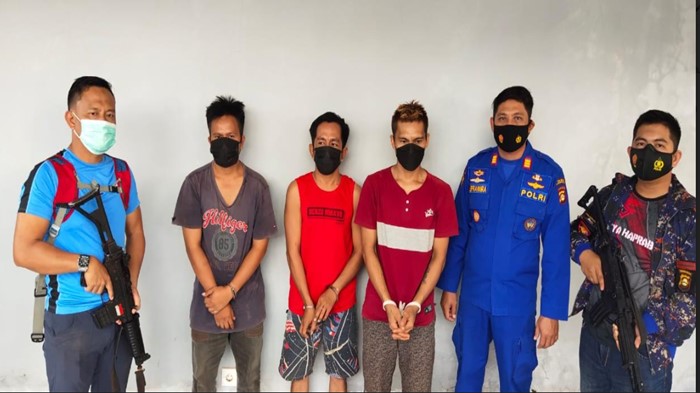 Menyamar Jadi Pembeli, Polres OKI Tangkap 3 Sopir Warga Tulung Selapan Pengedar Narkoba